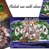 recette Salade aux mille choses.