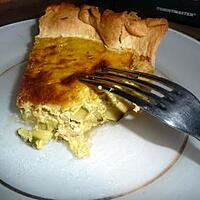 recette quiche courgette, thon et moutarde