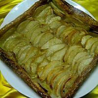 recette Tarte aux poires.