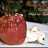 recette Pommes au four, au romarin et miel