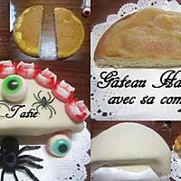 recette Gâteau Halloween avec sa compotée.