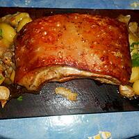 recette Poitrine de porc rotie aux aromates