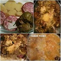 recette Gratin de pommes de terre, choux de Bruxelles et saucisse de Morteau