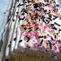 recette bûche poire /chantilly