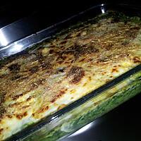 recette Gratiné d'epinards à la florentine