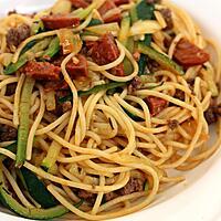 recette Spaghetti au Spaghetti..de Courgette