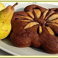 recette Gâteau poires et chocolat