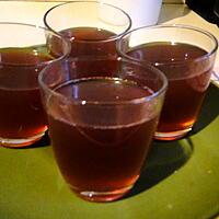 recette Aspic d'hibiscus à l'agar-agar