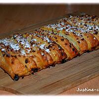 recette Tresse feuilletée au chocolat