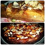 recette Gâteau fondant aux pommes, amandes et rhum