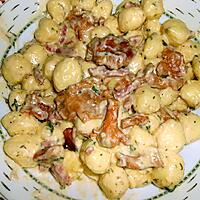 recette GNOCCHI AUX GIROLLES