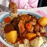 recette Couscous au boulette