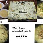 recette Pâtes d'avoine.moules.quenelles.