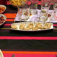 recette toasts thon a la tomate , st moret  clins d oeil a mamyloula  et rosy