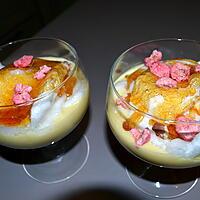 recette OEUFS EN NEIGE AUX PRALINES ROSES