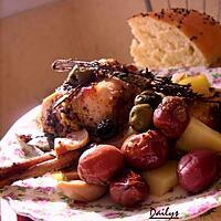 recette Lapin aux olives moutarde à l'ancienne.