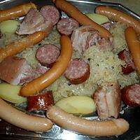 recette Choucroute lard et saucisses