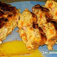 recette Cake au surimi et carottes au cumin