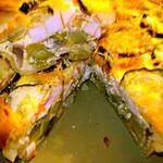 recette Quiche aux légumes  et bâtonnets de crabe