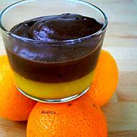 recette mousse au chocolat noir sur lit d'agrumes