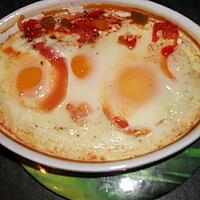 recette Oeufs à l'espagnole (régime dukan)