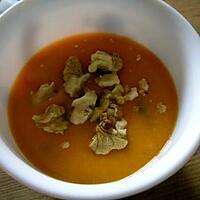 recette Velouté tout doux Potiron - Noix