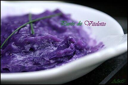 Purée de vitelotte
