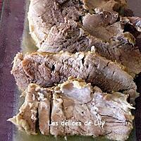 recette Rôti de porc à la moutarde