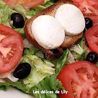 recette Salade chèvre et miel