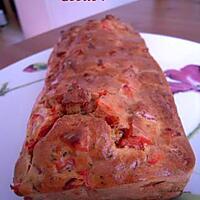 recette Cake Poivrons Lardons Cumin