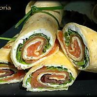 recette Wraps au saumon // Wraps au jambon