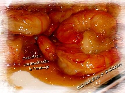 crevettes caramel