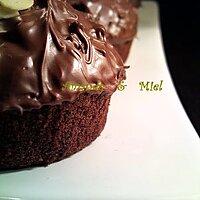 recette MUFFINS CHOCOLAT NOISETTE NUTELLA