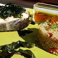 recette DARNE DE CABILLAUD AUX SAVEURS DU MONDE