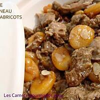 recette TAJINE D'AGNEAU AUX ABRICOTS