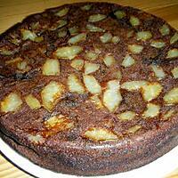 recette gateau choco/poire