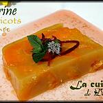 recette Terrine d'abricots oranges au Muscat de Riveslates et sauce au thé