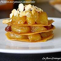 recette Pastilla aux pommes caramélisées