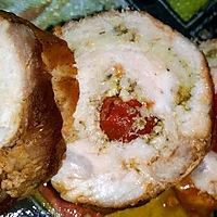 recette Roulade de porc au pesto et tomates cerises