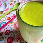 recette Yaourts à la pistache et lait de coco
