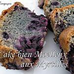 recette CAKE AUX MYRTILLES