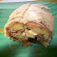 recette strudel jambon-pommes-raisins