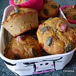 recette Muffins butternut, farine de châtaigne, noisettes et sirop d'agave