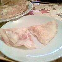 recette CREPES FARCIES AU JAMBON DE DINDE FUME