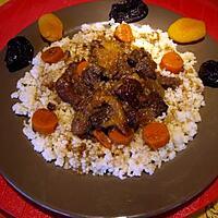 recette Tajine de joue de boeuf aux fruits et légumes