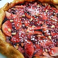 recette Tarte pomme/framboise