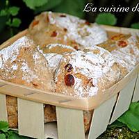 recette Petits pains au cumin et raisins secs