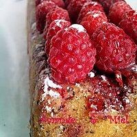 recette Cake citron framboise au pavot