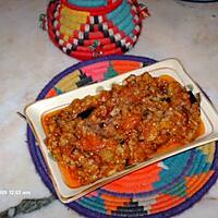 recette tchatchouka aubergine