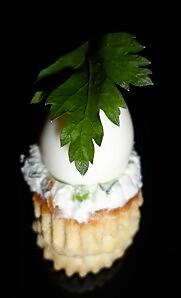 mini-bouchée oeuf de caille